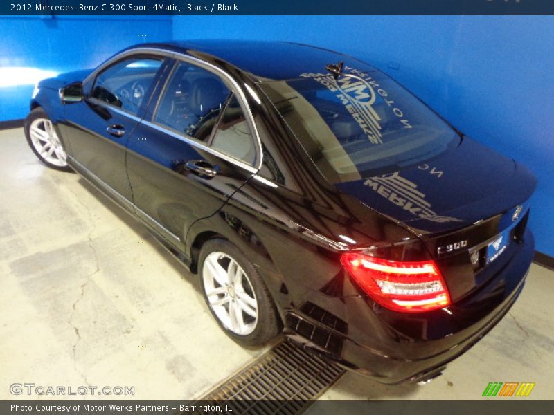 Black / Black 2012 Mercedes-Benz C 300 Sport 4Matic