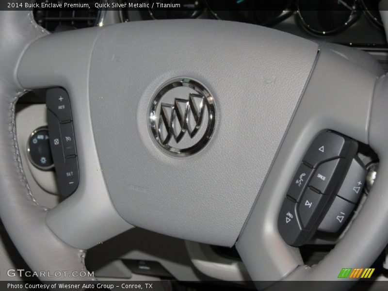 Quick Silver Metallic / Titanium 2014 Buick Enclave Premium
