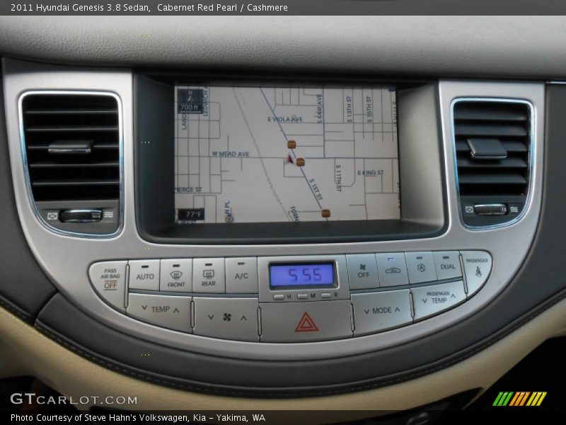 Cabernet Red Pearl / Cashmere 2011 Hyundai Genesis 3.8 Sedan