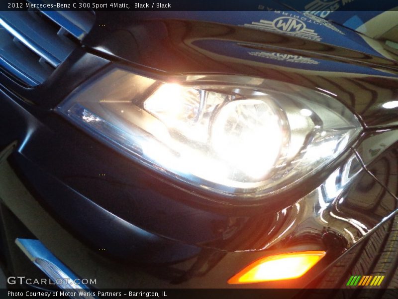 Black / Black 2012 Mercedes-Benz C 300 Sport 4Matic