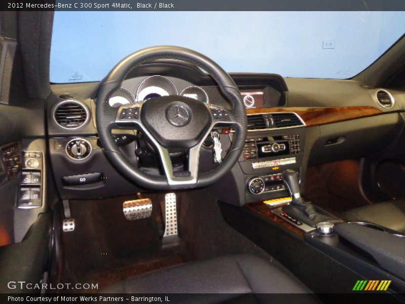 Black / Black 2012 Mercedes-Benz C 300 Sport 4Matic