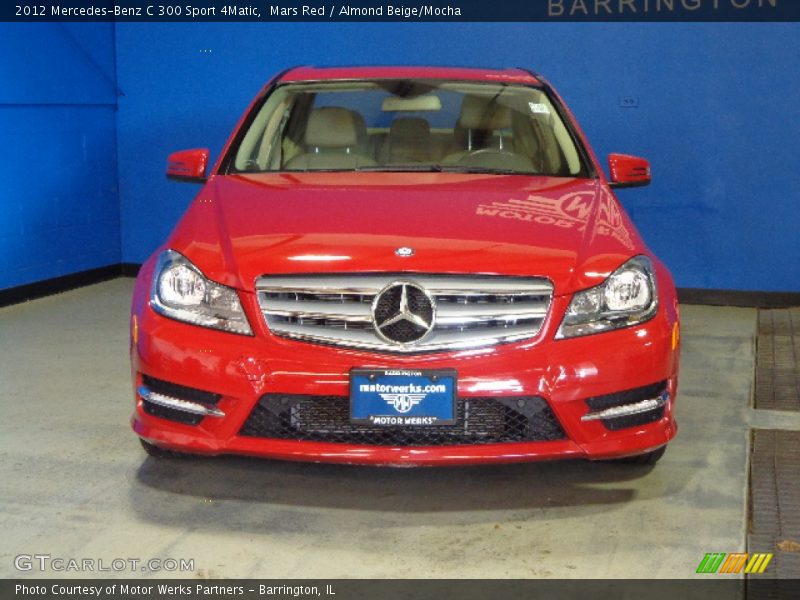 Mars Red / Almond Beige/Mocha 2012 Mercedes-Benz C 300 Sport 4Matic