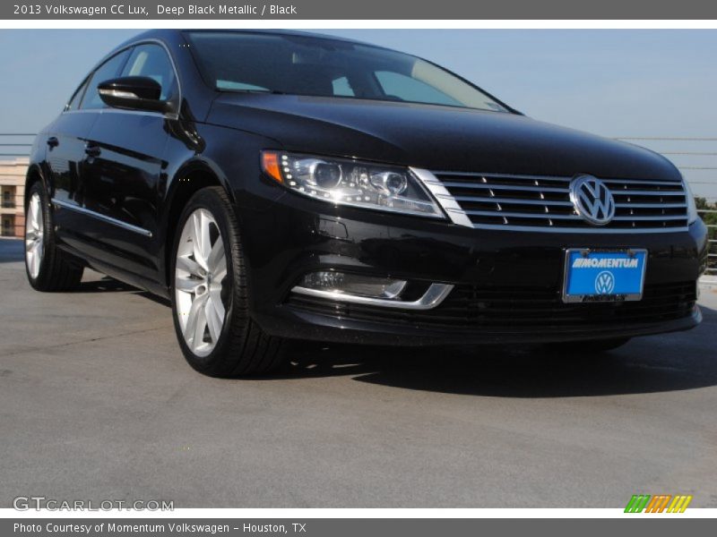 Deep Black Metallic / Black 2013 Volkswagen CC Lux