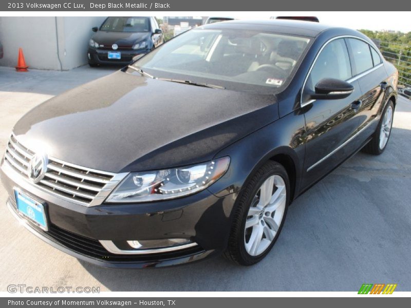 Deep Black Metallic / Black 2013 Volkswagen CC Lux