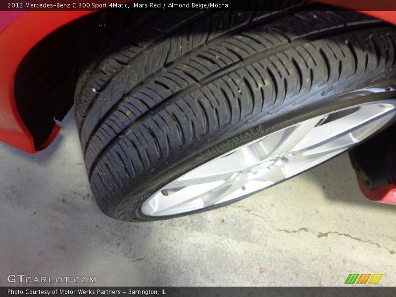 Mars Red / Almond Beige/Mocha 2012 Mercedes-Benz C 300 Sport 4Matic