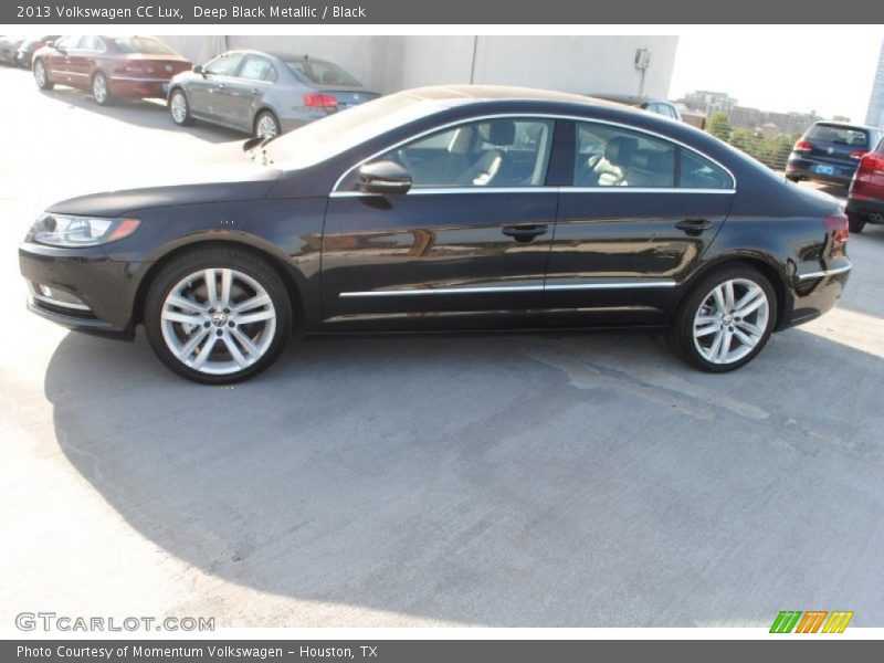 Deep Black Metallic / Black 2013 Volkswagen CC Lux