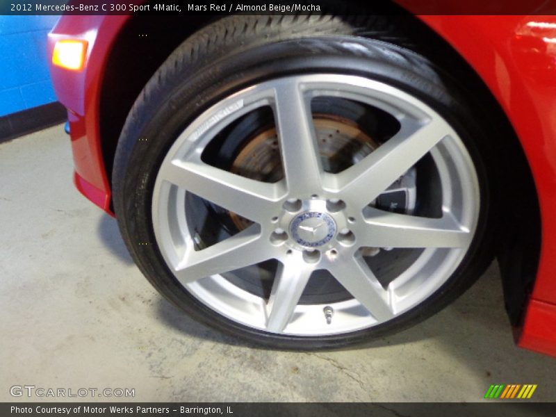 Mars Red / Almond Beige/Mocha 2012 Mercedes-Benz C 300 Sport 4Matic