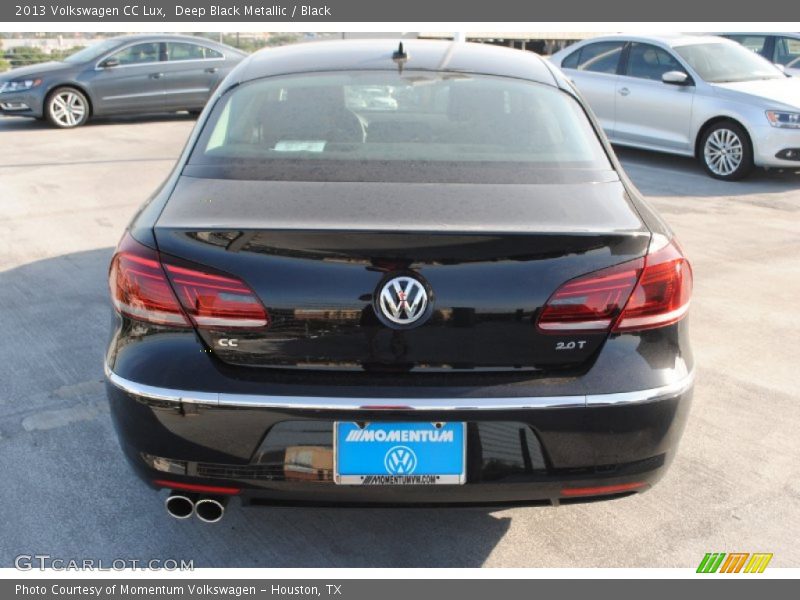 Deep Black Metallic / Black 2013 Volkswagen CC Lux