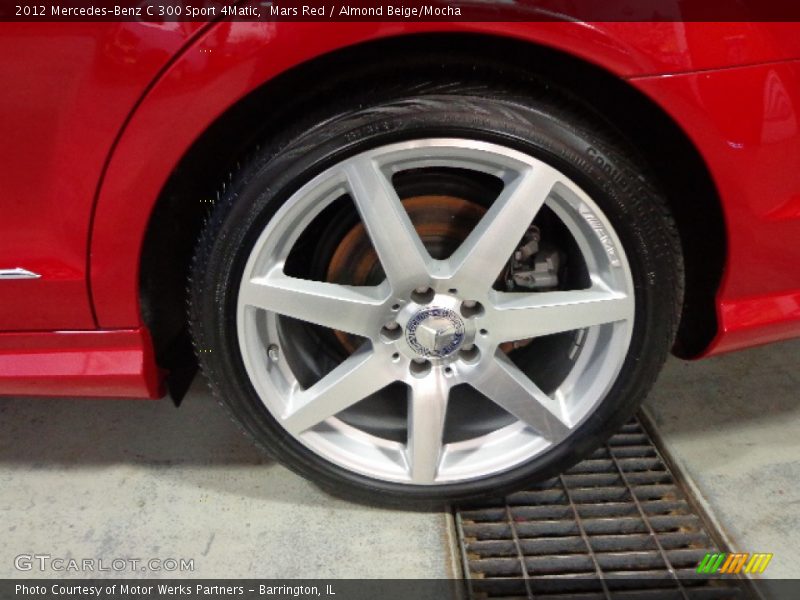 Mars Red / Almond Beige/Mocha 2012 Mercedes-Benz C 300 Sport 4Matic