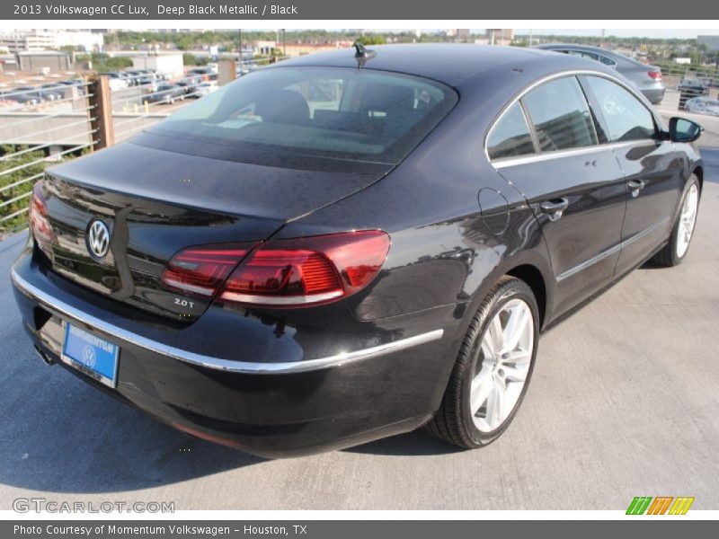 Deep Black Metallic / Black 2013 Volkswagen CC Lux