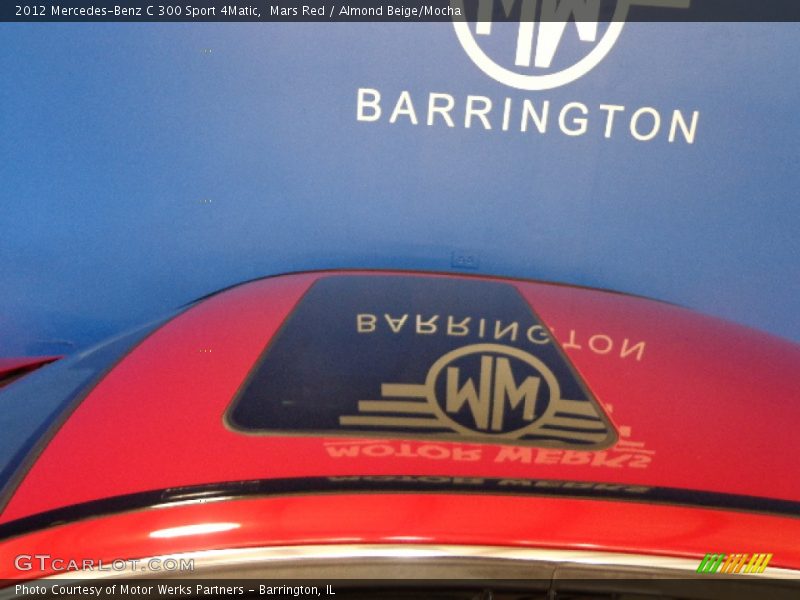 Mars Red / Almond Beige/Mocha 2012 Mercedes-Benz C 300 Sport 4Matic