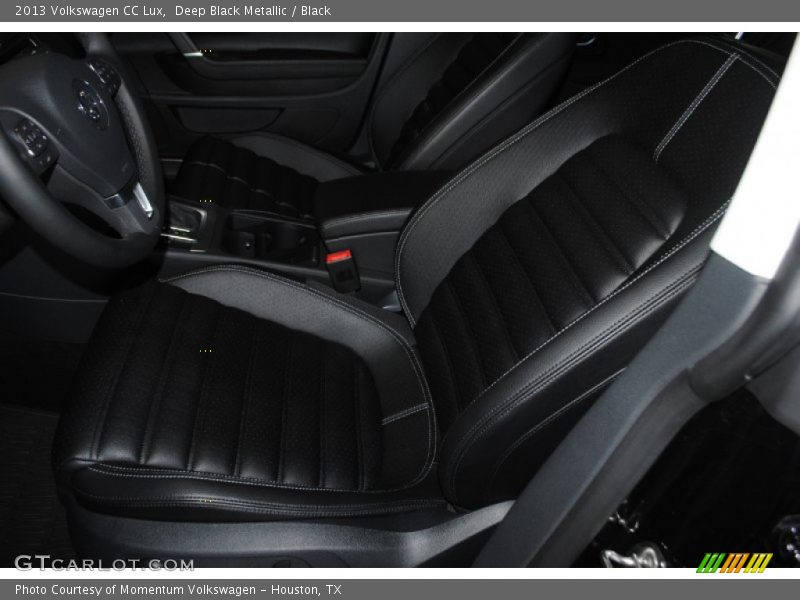 Deep Black Metallic / Black 2013 Volkswagen CC Lux