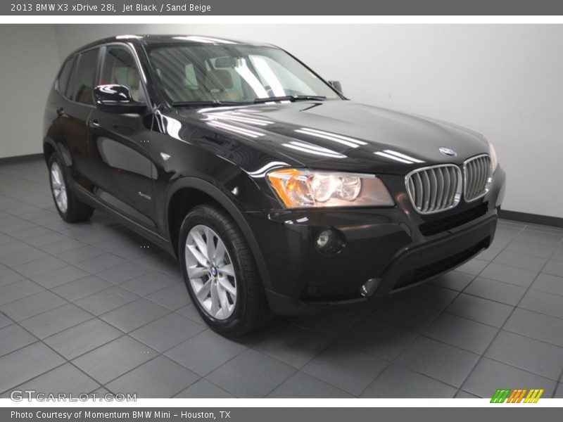 Jet Black / Sand Beige 2013 BMW X3 xDrive 28i