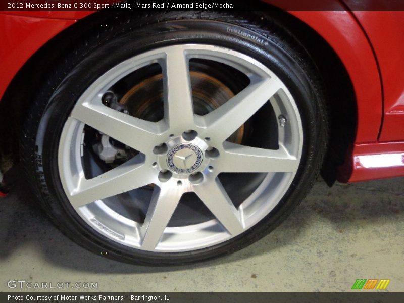 Mars Red / Almond Beige/Mocha 2012 Mercedes-Benz C 300 Sport 4Matic