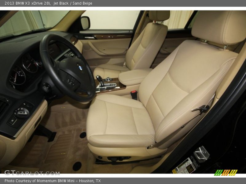 Jet Black / Sand Beige 2013 BMW X3 xDrive 28i