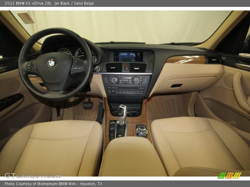 Jet Black / Sand Beige 2013 BMW X3 xDrive 28i