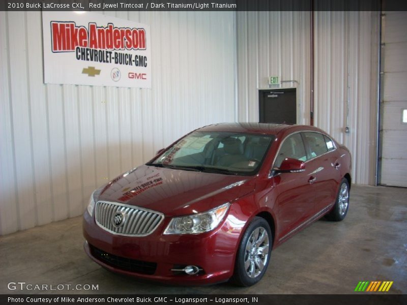 Red Jewel Tintcoat / Dark Titanium/Light Titanium 2010 Buick LaCrosse CXL