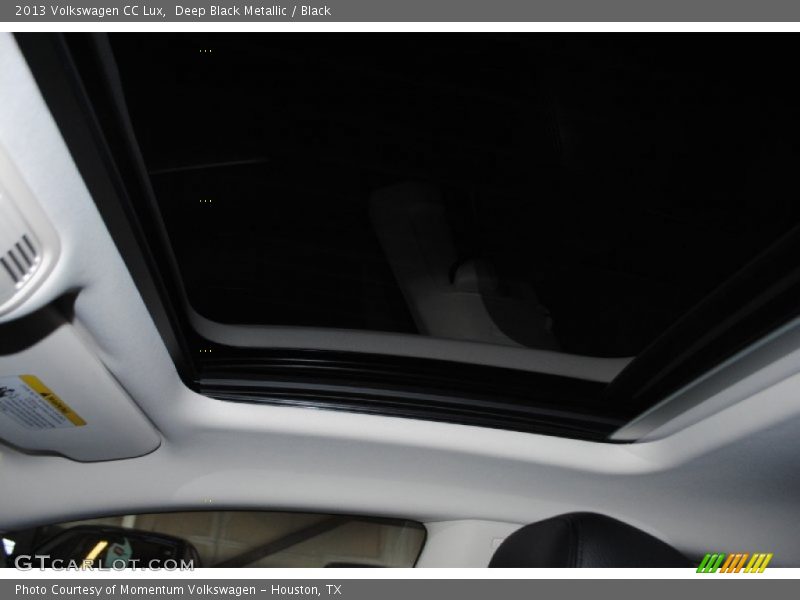 Deep Black Metallic / Black 2013 Volkswagen CC Lux