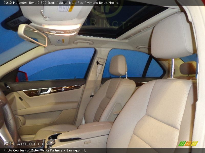 Mars Red / Almond Beige/Mocha 2012 Mercedes-Benz C 300 Sport 4Matic