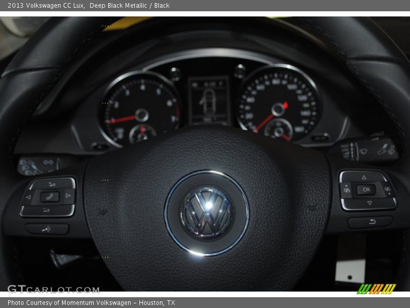 Deep Black Metallic / Black 2013 Volkswagen CC Lux
