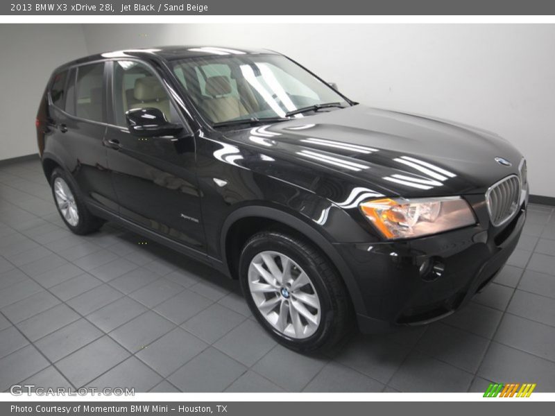 Jet Black / Sand Beige 2013 BMW X3 xDrive 28i