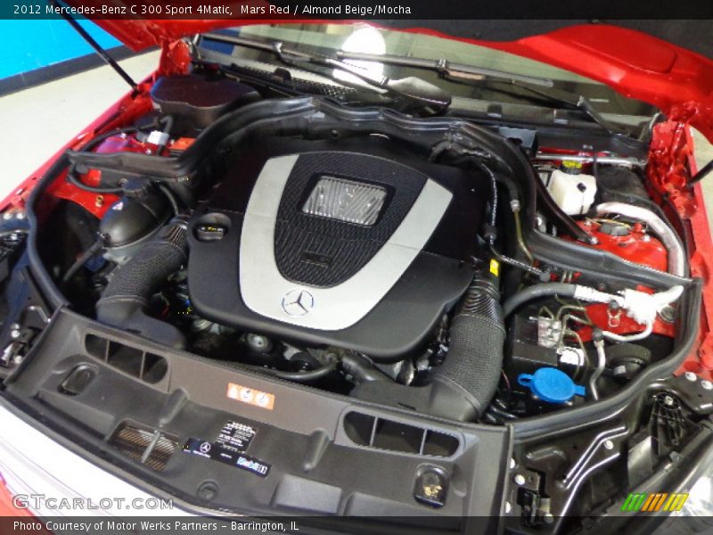 Mars Red / Almond Beige/Mocha 2012 Mercedes-Benz C 300 Sport 4Matic