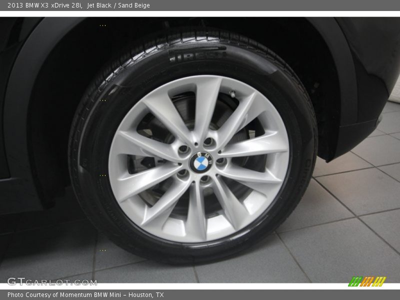 Jet Black / Sand Beige 2013 BMW X3 xDrive 28i