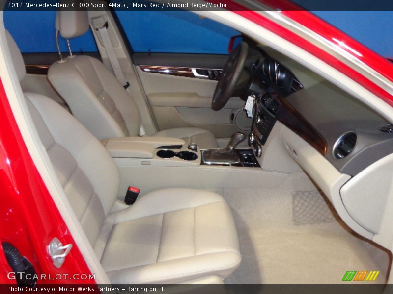 Mars Red / Almond Beige/Mocha 2012 Mercedes-Benz C 300 Sport 4Matic
