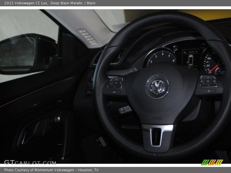 Deep Black Metallic / Black 2013 Volkswagen CC Lux