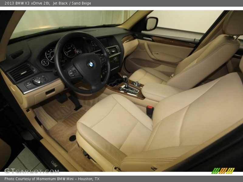 Jet Black / Sand Beige 2013 BMW X3 xDrive 28i