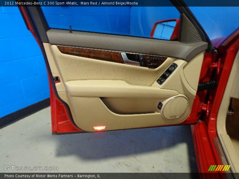 Mars Red / Almond Beige/Mocha 2012 Mercedes-Benz C 300 Sport 4Matic
