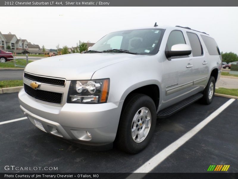 Silver Ice Metallic / Ebony 2012 Chevrolet Suburban LT 4x4