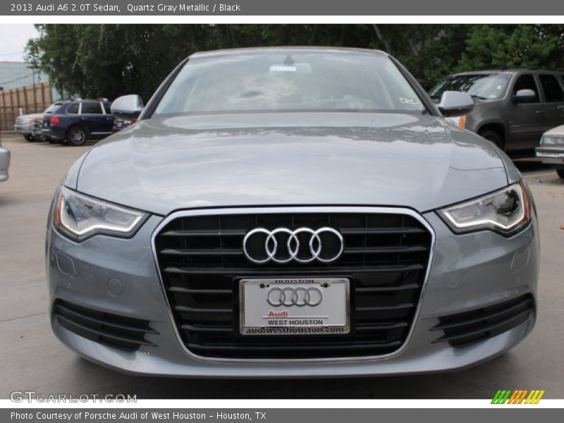 Quartz Gray Metallic / Black 2013 Audi A6 2.0T Sedan
