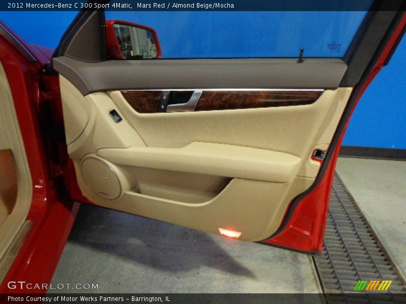 Mars Red / Almond Beige/Mocha 2012 Mercedes-Benz C 300 Sport 4Matic