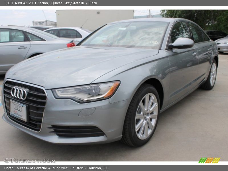 Quartz Gray Metallic / Black 2013 Audi A6 2.0T Sedan