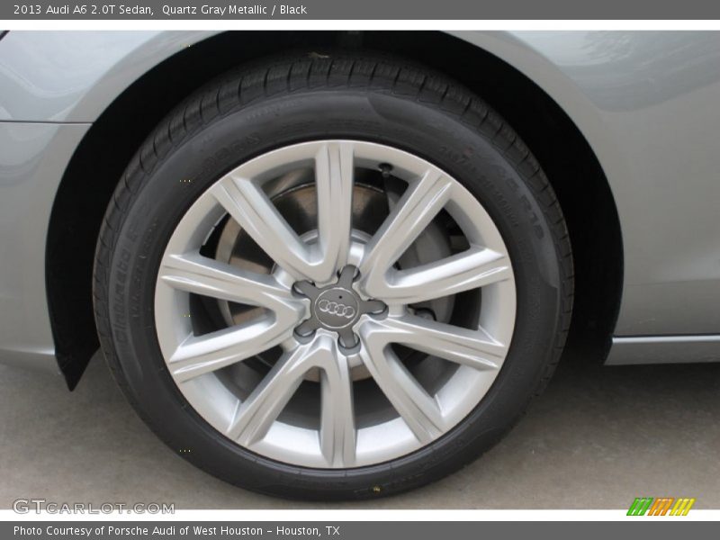 Quartz Gray Metallic / Black 2013 Audi A6 2.0T Sedan