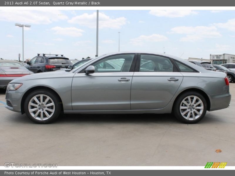 Quartz Gray Metallic / Black 2013 Audi A6 2.0T Sedan