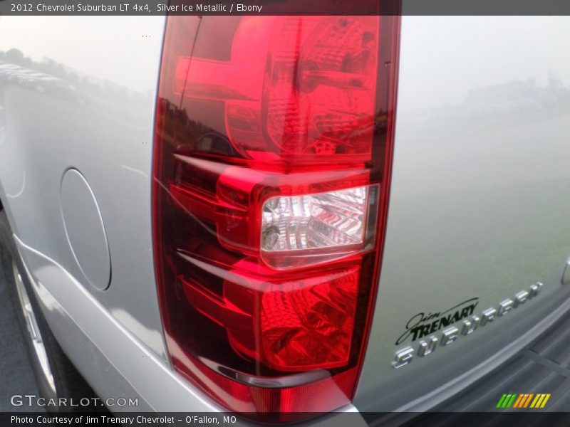 Silver Ice Metallic / Ebony 2012 Chevrolet Suburban LT 4x4