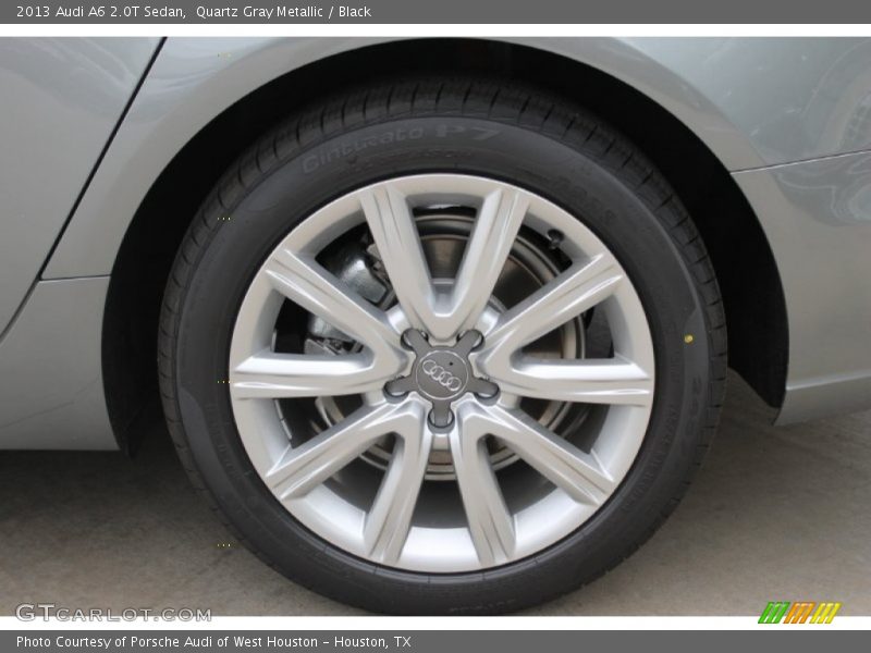 Quartz Gray Metallic / Black 2013 Audi A6 2.0T Sedan