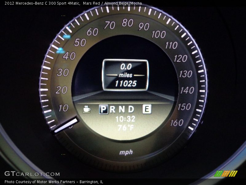 Mars Red / Almond Beige/Mocha 2012 Mercedes-Benz C 300 Sport 4Matic