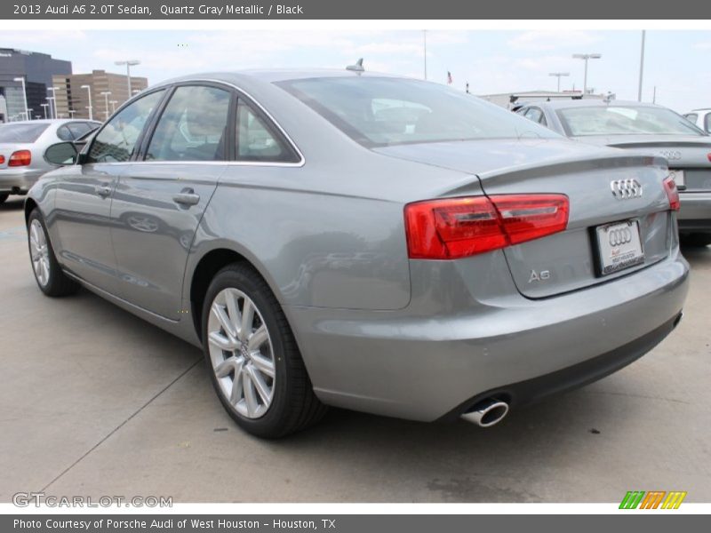 Quartz Gray Metallic / Black 2013 Audi A6 2.0T Sedan