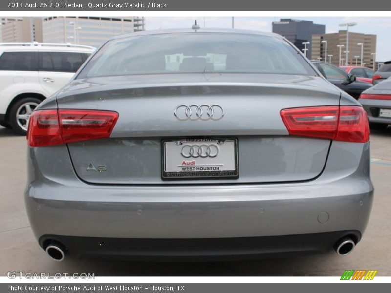 Quartz Gray Metallic / Black 2013 Audi A6 2.0T Sedan