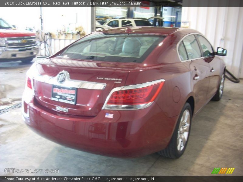 Red Jewel Tintcoat / Dark Titanium/Light Titanium 2010 Buick LaCrosse CXL