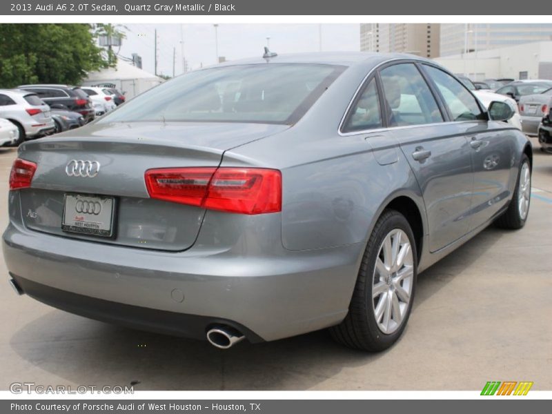 Quartz Gray Metallic / Black 2013 Audi A6 2.0T Sedan