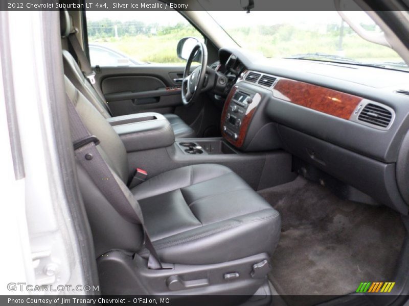 Silver Ice Metallic / Ebony 2012 Chevrolet Suburban LT 4x4