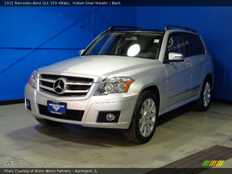 Iridium Silver Metallic / Black 2012 Mercedes-Benz GLK 350 4Matic