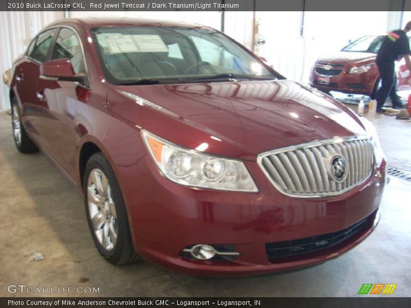 Red Jewel Tintcoat / Dark Titanium/Light Titanium 2010 Buick LaCrosse CXL