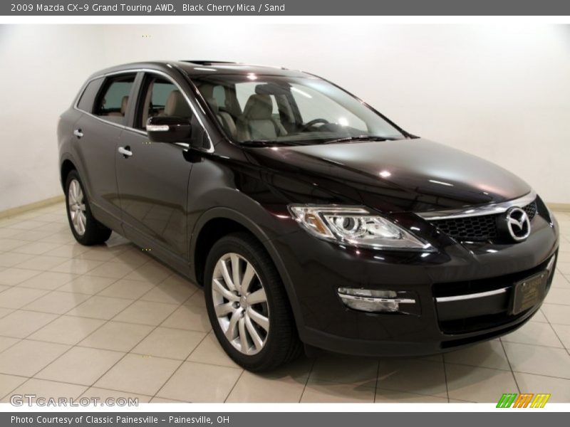 Black Cherry Mica / Sand 2009 Mazda CX-9 Grand Touring AWD
