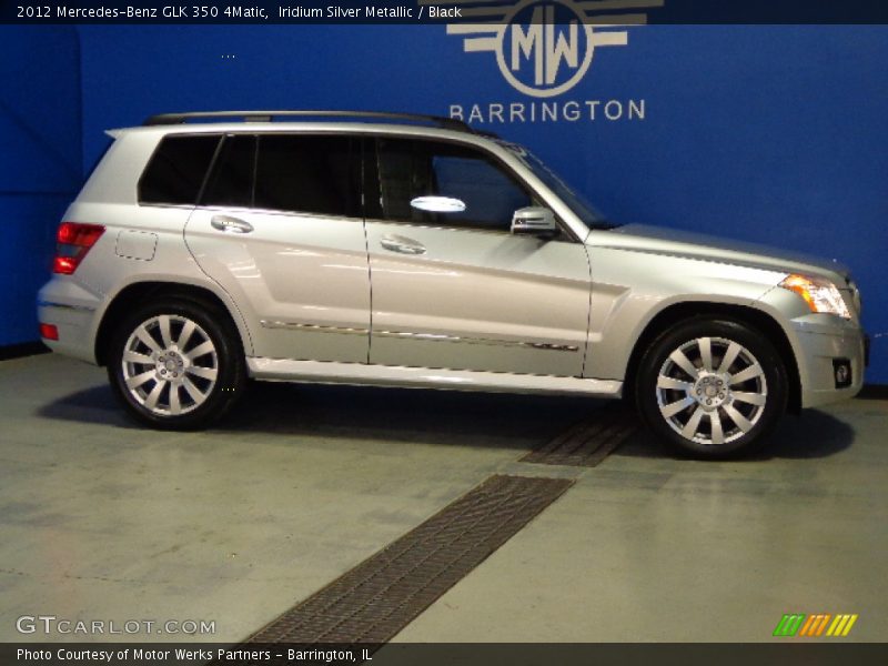 Iridium Silver Metallic / Black 2012 Mercedes-Benz GLK 350 4Matic