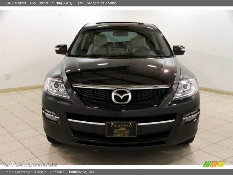 Black Cherry Mica / Sand 2009 Mazda CX-9 Grand Touring AWD